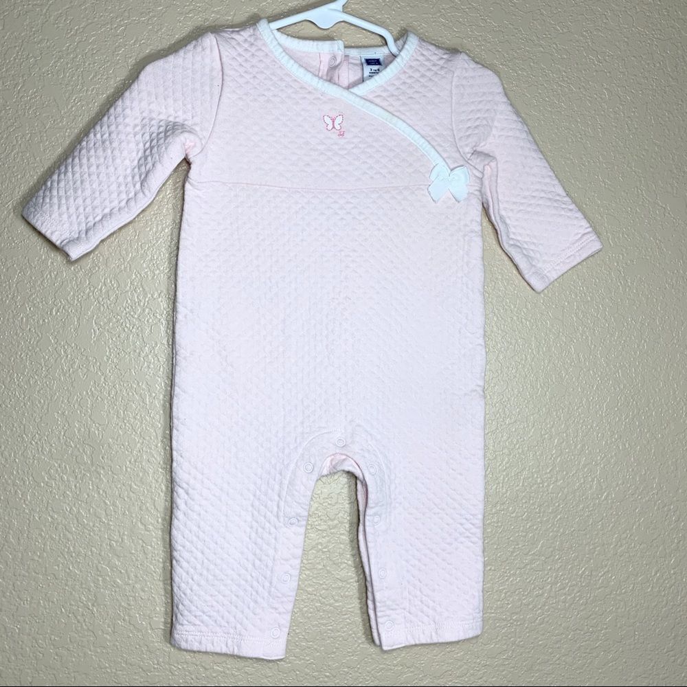 Janie and Jack baby girl light pink one piece‎